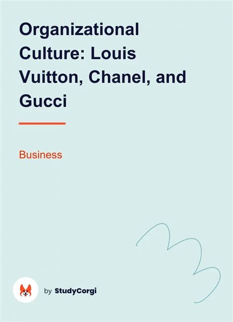 chanel organizational culture.